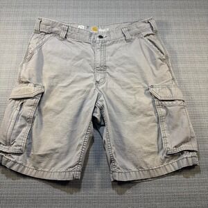 Carhartt gray cargo shorts men's size 38